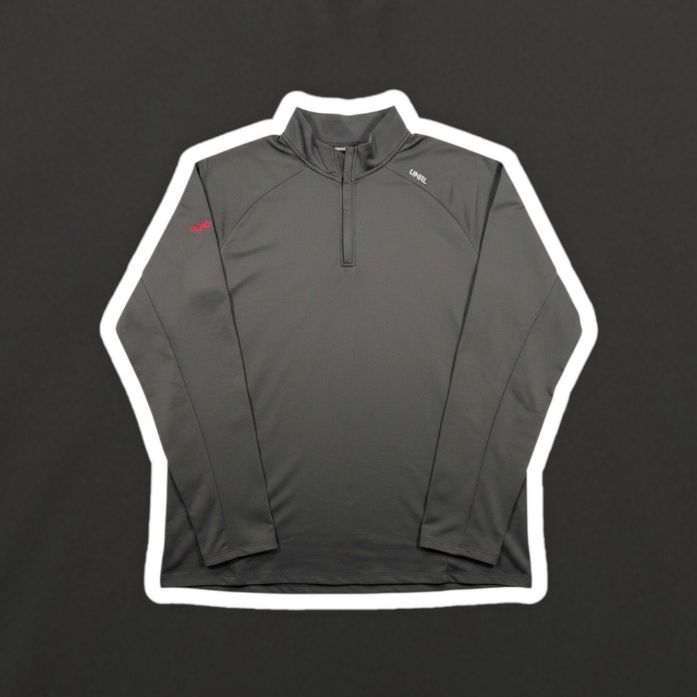 Men's UNRL Outbound 1/4 Zip Pullover XL Black Performance Scheels Raglan Top